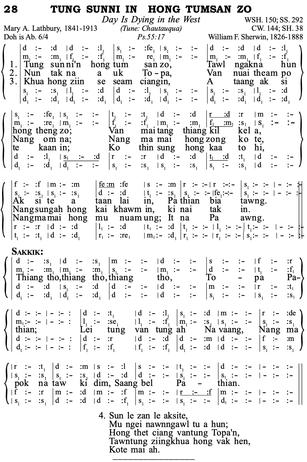 28 Tung Sunni In hong Tumsan Zo